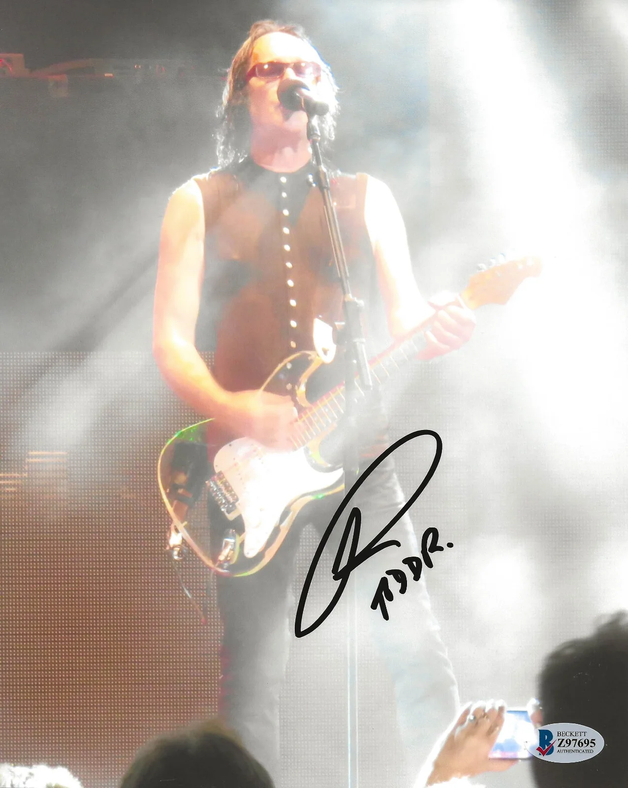 Todd Rundgren Utopia Rocker signed 8x10 photo Beckett COA exact Proof autograph., изображение 2