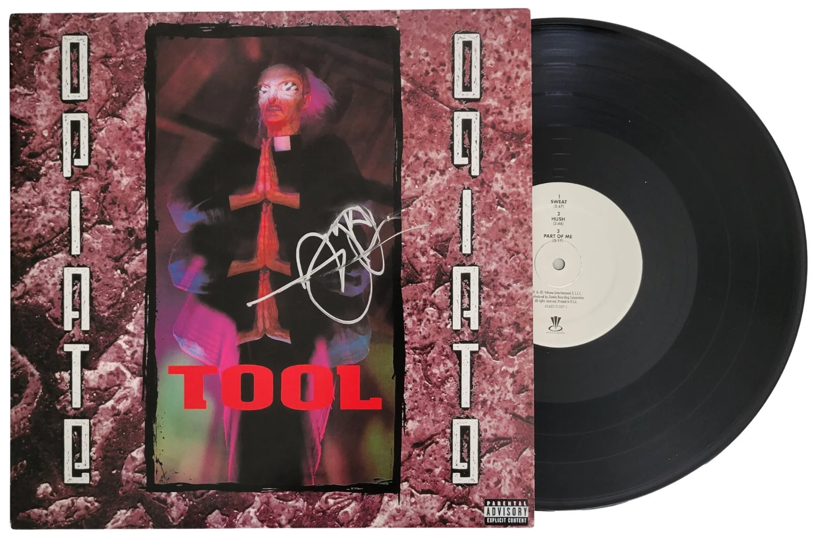 Adam Jones Signed Tool Opiate Album exact Proof COA Autographed Vinyl Record, image 2