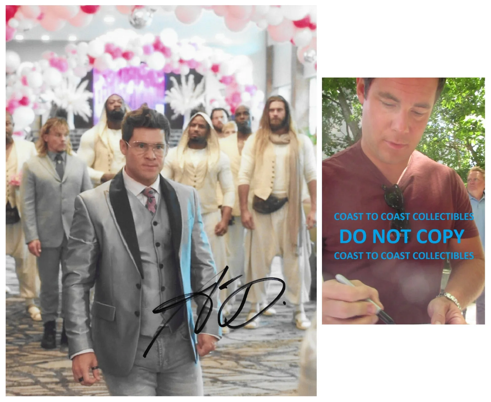 Adam Devine — Adam Devine Signed 8x10 Photo Proof COA Autographed Actor Workaholics Comedian..