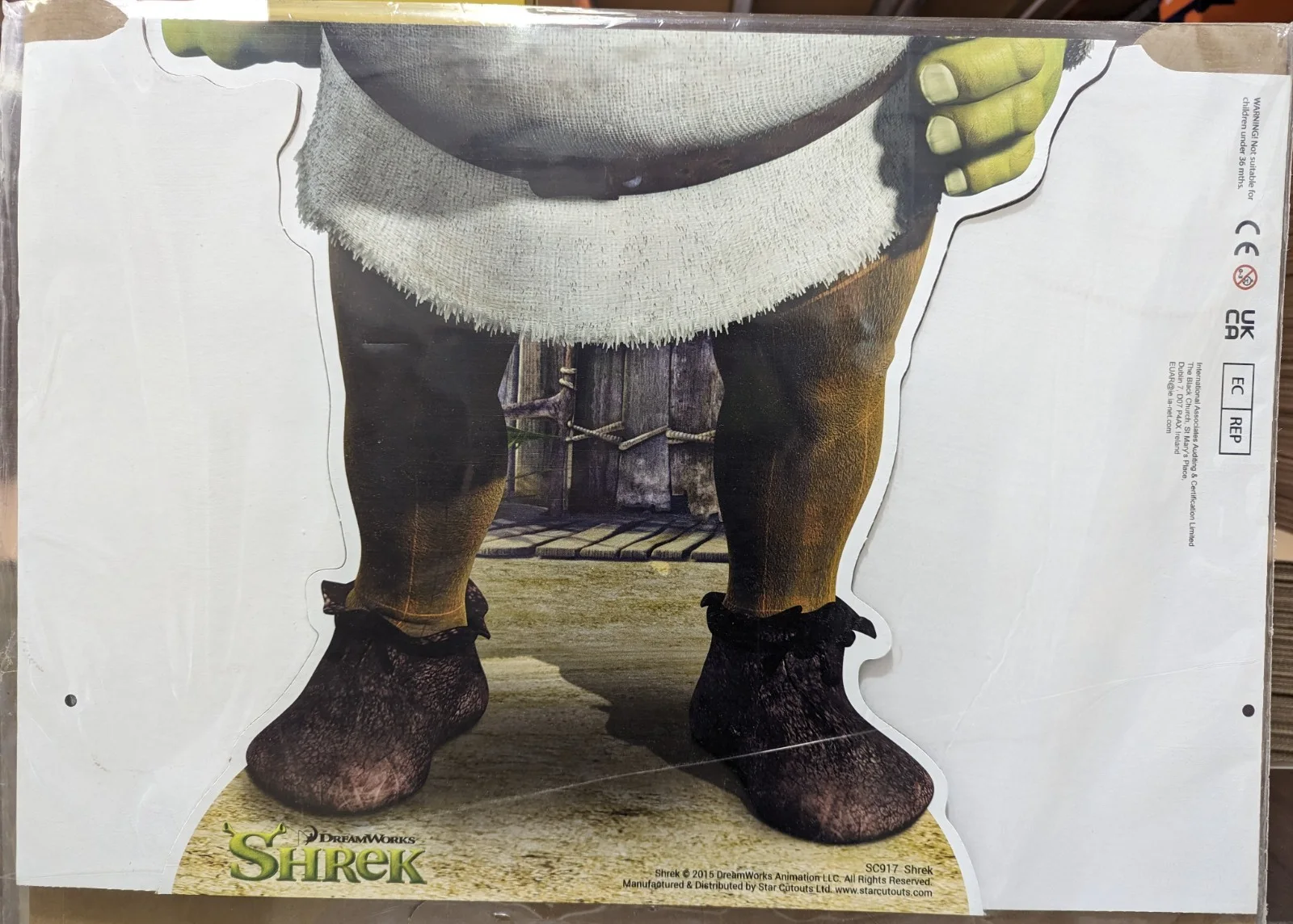 Shrek Themed Cardboard Cutout Collection of 3 Standees *Damaged*, image 3