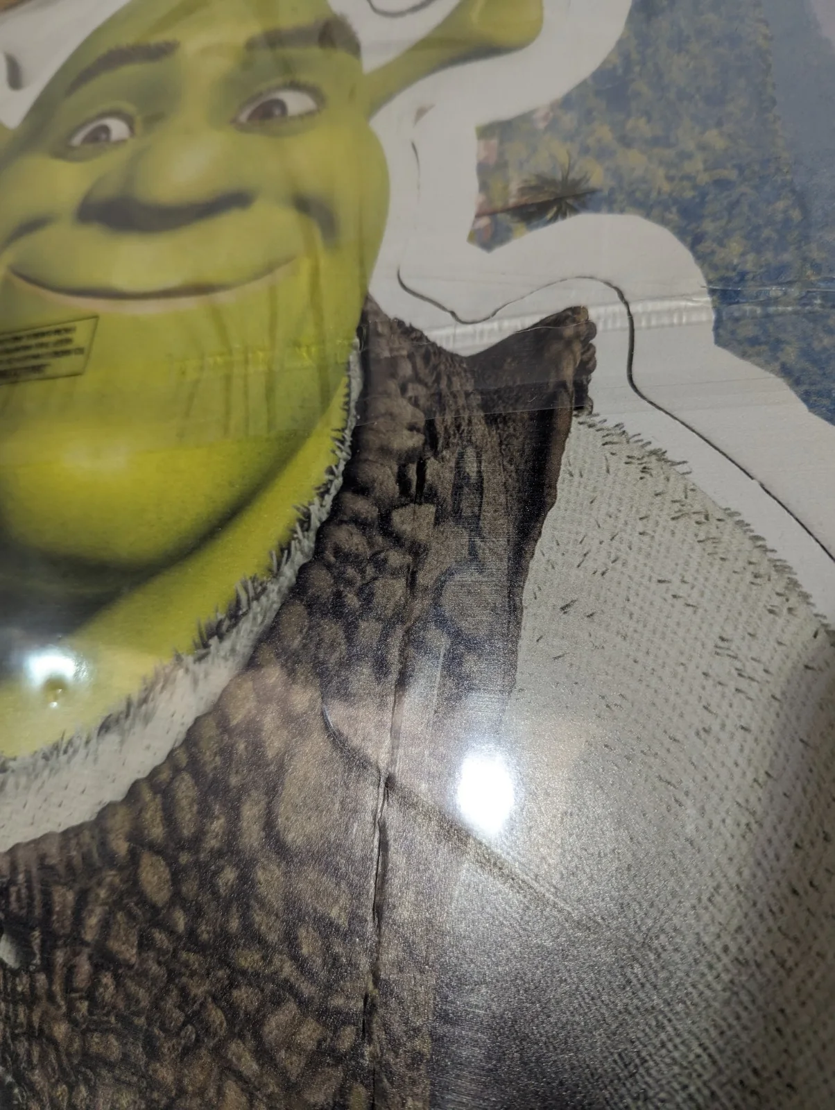 Shrek Themed Cardboard Cutout Collection of 3 Standees *Damaged*, image 4