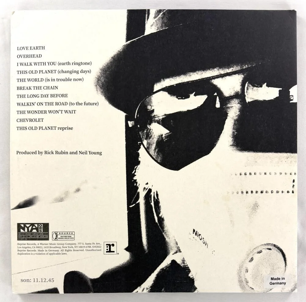 Neil Young — Neil Young Signed Autograph Crazy Horse World Record Album Vinyl Record JSA COA, image 2
