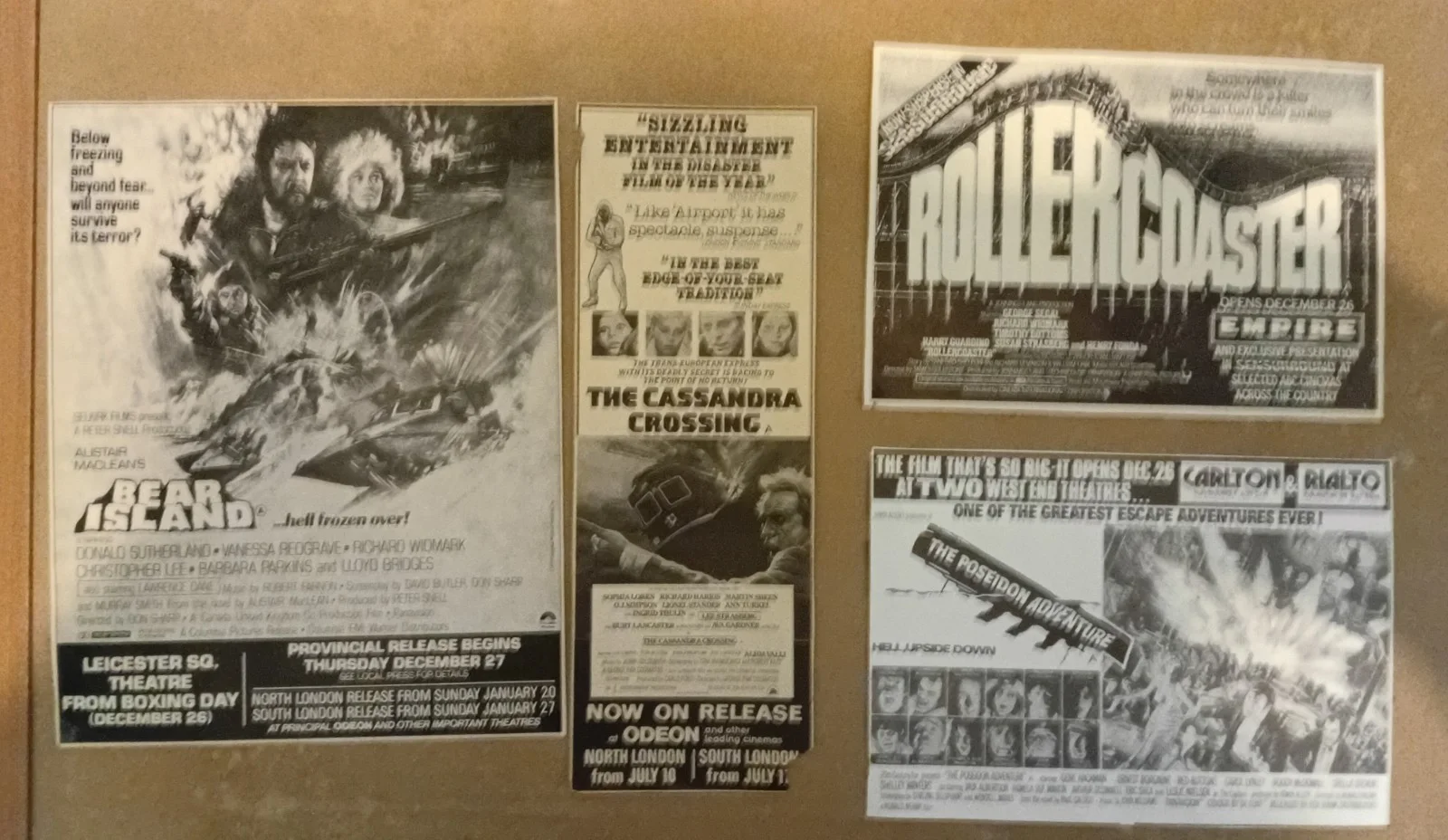 CLASSIC MAGAZINE & NEWSPAPER MOVIE ADVERT CLIPPINGS, image 4