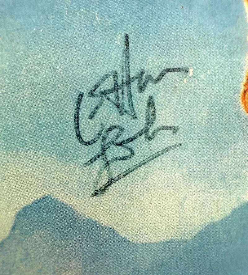 Elton John — Elton John Signed Autograph Caribou Album Record - Full Vintage Signature! JSA, изображение 3