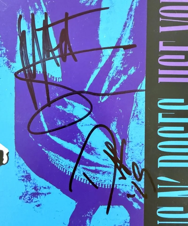 Steven Adler, Duff McKagan, Axl Rose, Matt Sorum — Guns N Roses GNR Signed Autograph Illusion Album Record - Axl Rose +3 w/ JSA COA, image 3