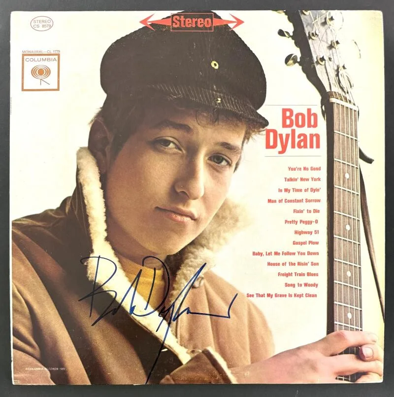 Bob Dylan — Bob Dylan Signed Autograph Album Vinyl Record LP - INCREDIBLY RARE! w/ JSA COA