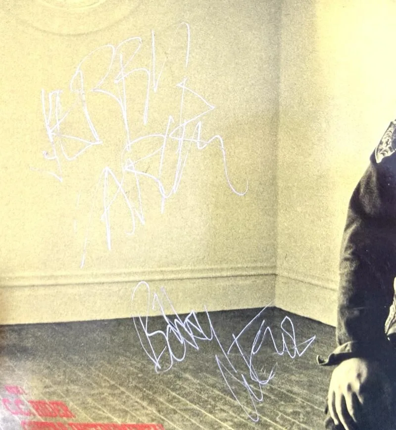 Jerry Garcia, Bob Weir — Jerry Garcia & Bob Weir Signed Autograph Grateful Dead Album Record w/ JSA COA, image 3
