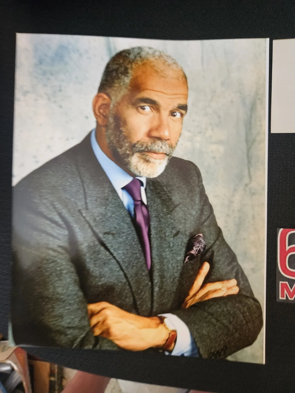 Ed Bradley — Scarce Autograph Of Ed Bradley Of "60 Minutes" & 8 x 10 Photograph, изображение 3