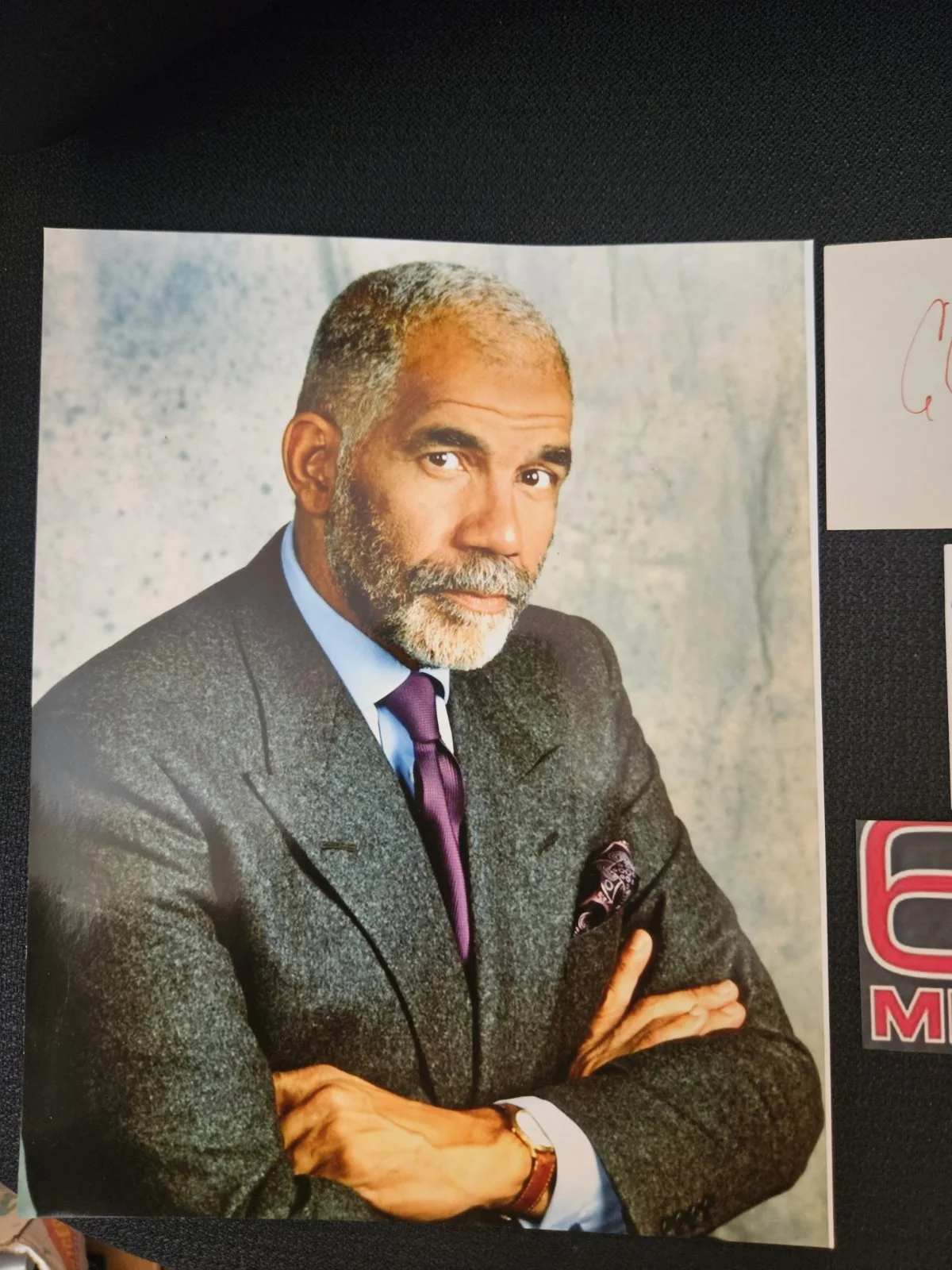 Ed Bradley — Scarce Autograph Of Ed Bradley Of "60 Minutes" & 8 x 10 Photograph, изображение 4