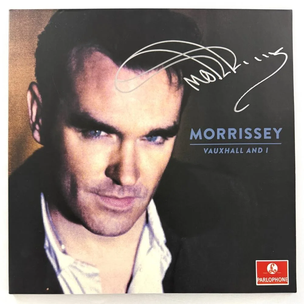 Morrissey — Morrissey The Smith Signed Autograph Vauxhall and I Album Vinyl Record - JSA COA