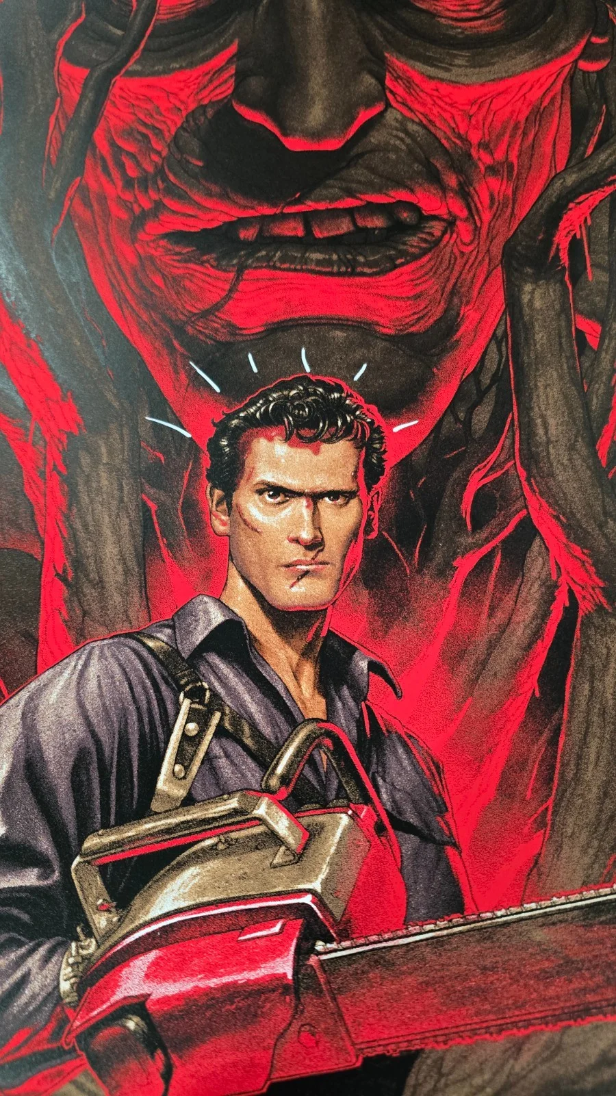 Bruce Campbell Sam Raimi — Evil Dead 2 Screen Print Phantom City Creative Signed Bruce Campbell Sam Raimi, image 4