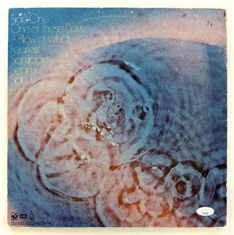 Roger Waters — Roger Waters Pink Floyd Signed Autograph Meddle Album Vinyl Record LP w/ JSA COA, изображение 2