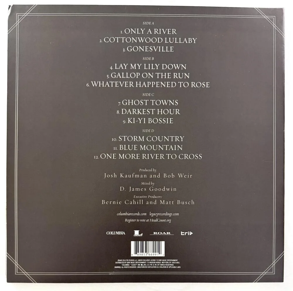 Bob Weir — Bob Weir Grateful Dead Signed Autograph Blue Mountain Album Vinyl Record JSA COA, изображение 2