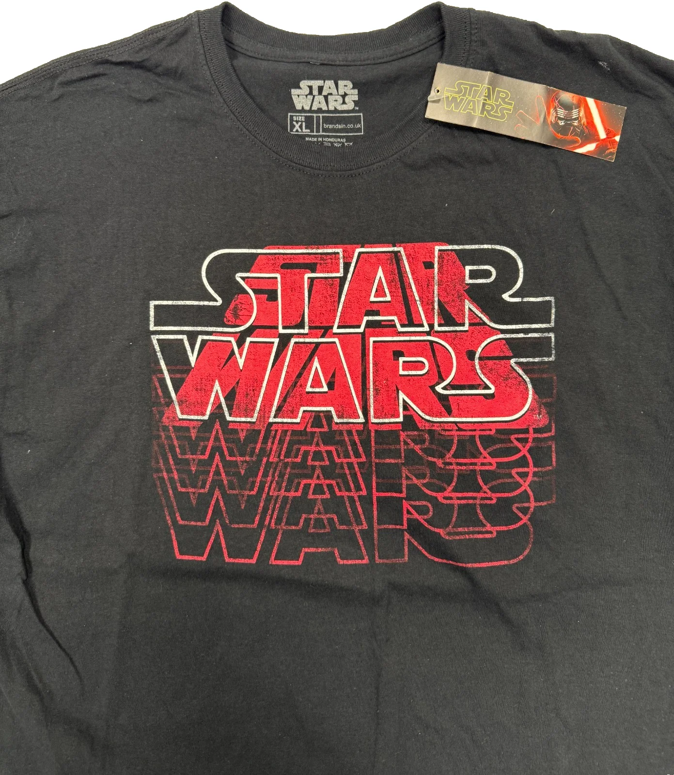 Official Star Wars Logo Shirt - XL - Black Star Wars T-Shirt, изображение 3