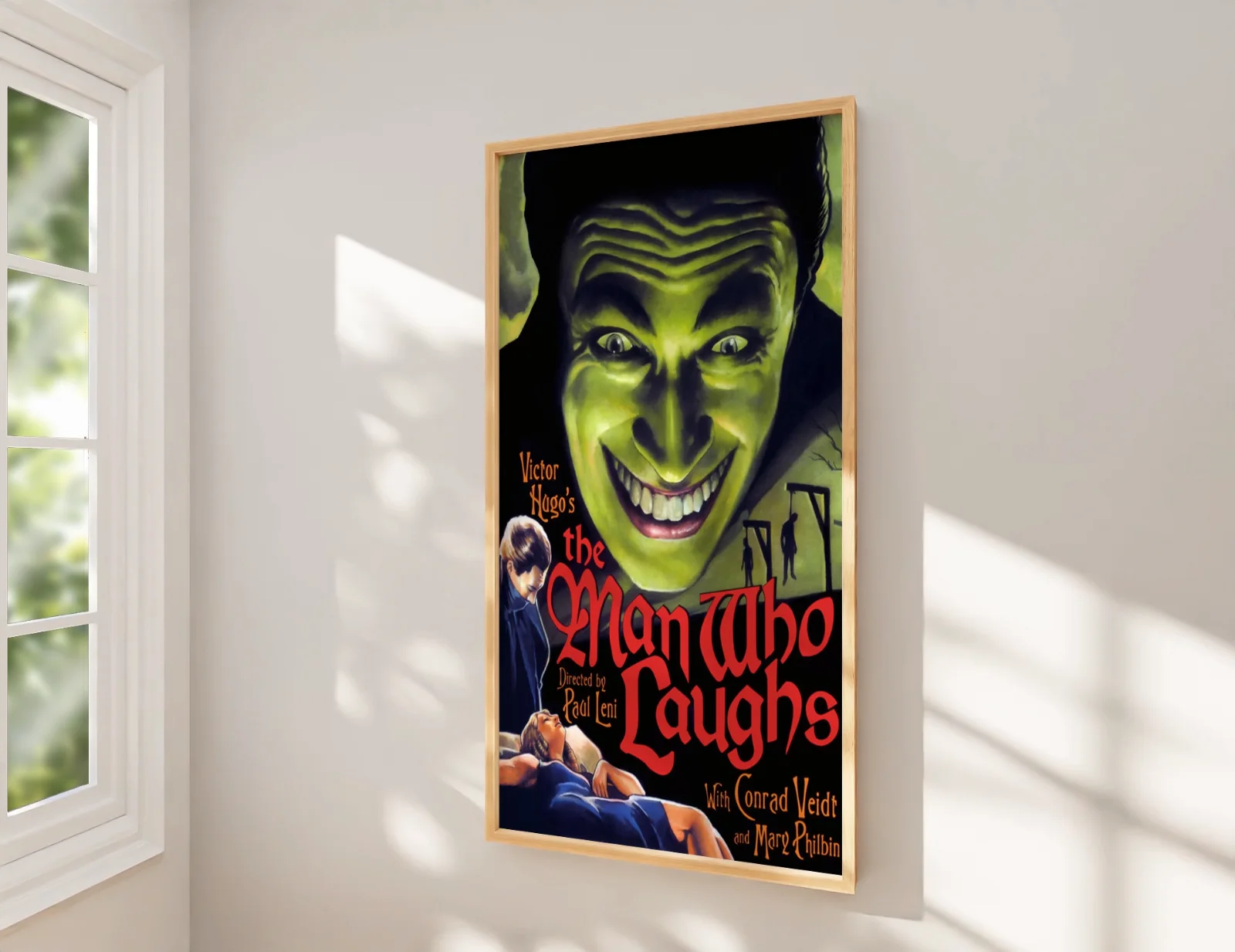 The Man Who Laughs - 1928 Horror - Restored 27.2" x 41" US One Sheet Poster, изображение 2