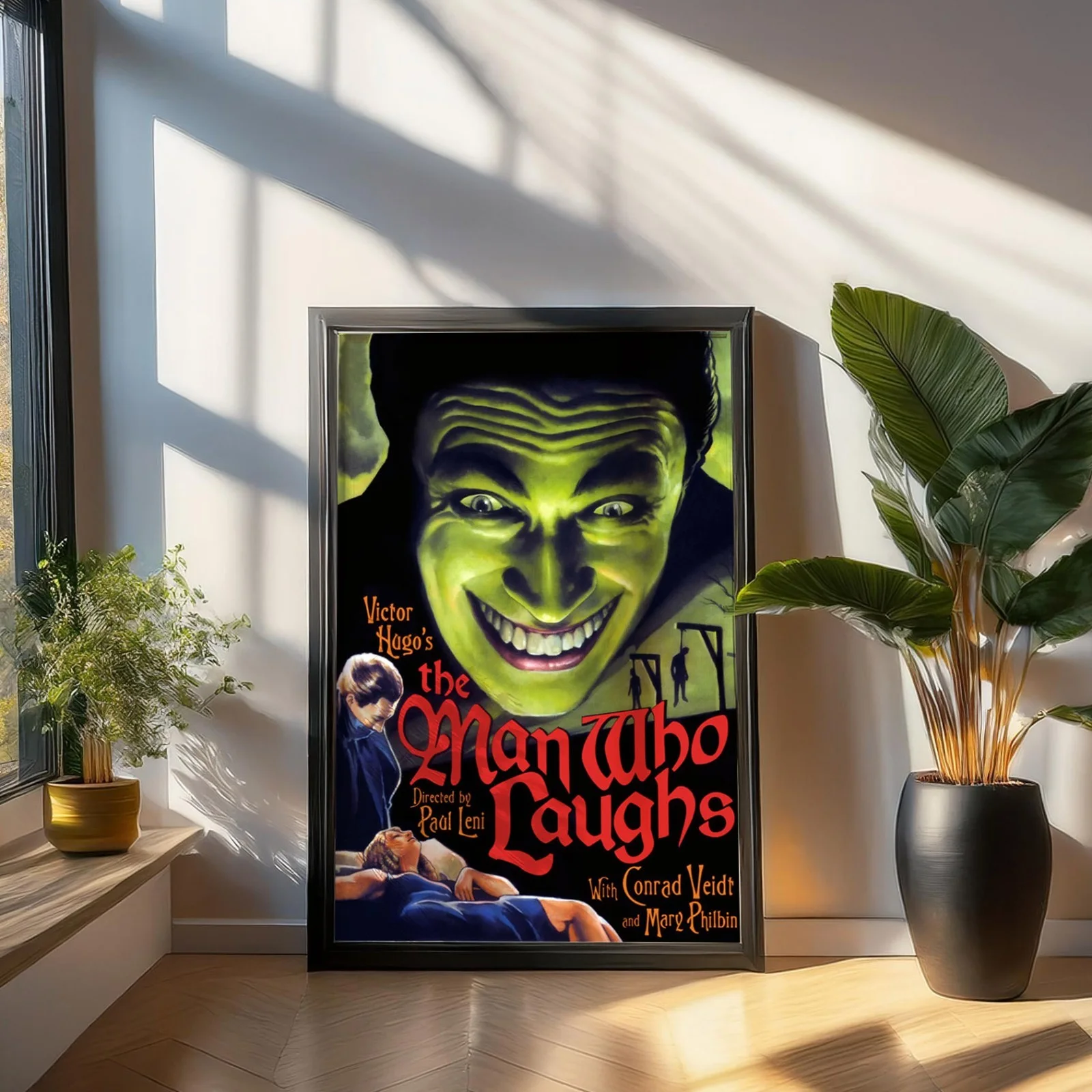 The Man Who Laughs - 1928 Horror - Restored 27.2" x 41" US One Sheet Poster, изображение 3