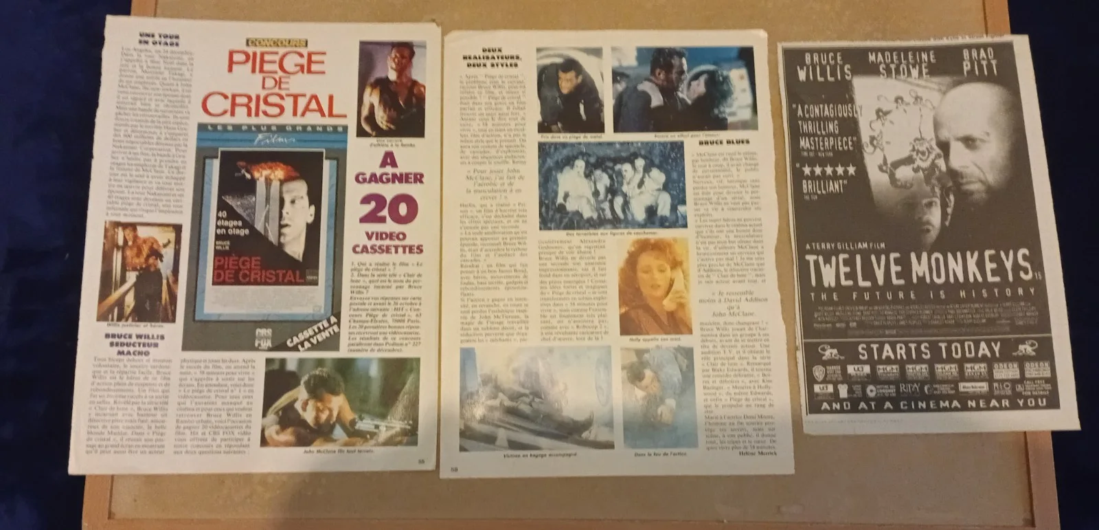 BRUCE WILLIS MAGAZINE & NEWSPAPER CLIPPINGS, image 3