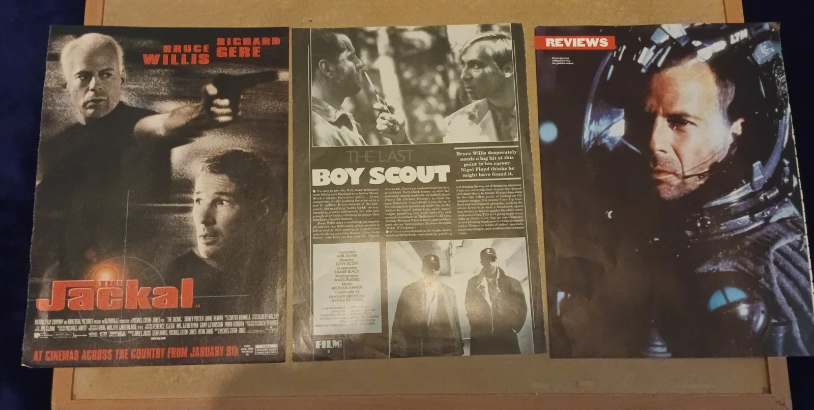 BRUCE WILLIS MAGAZINE & NEWSPAPER CLIPPINGS, image 5