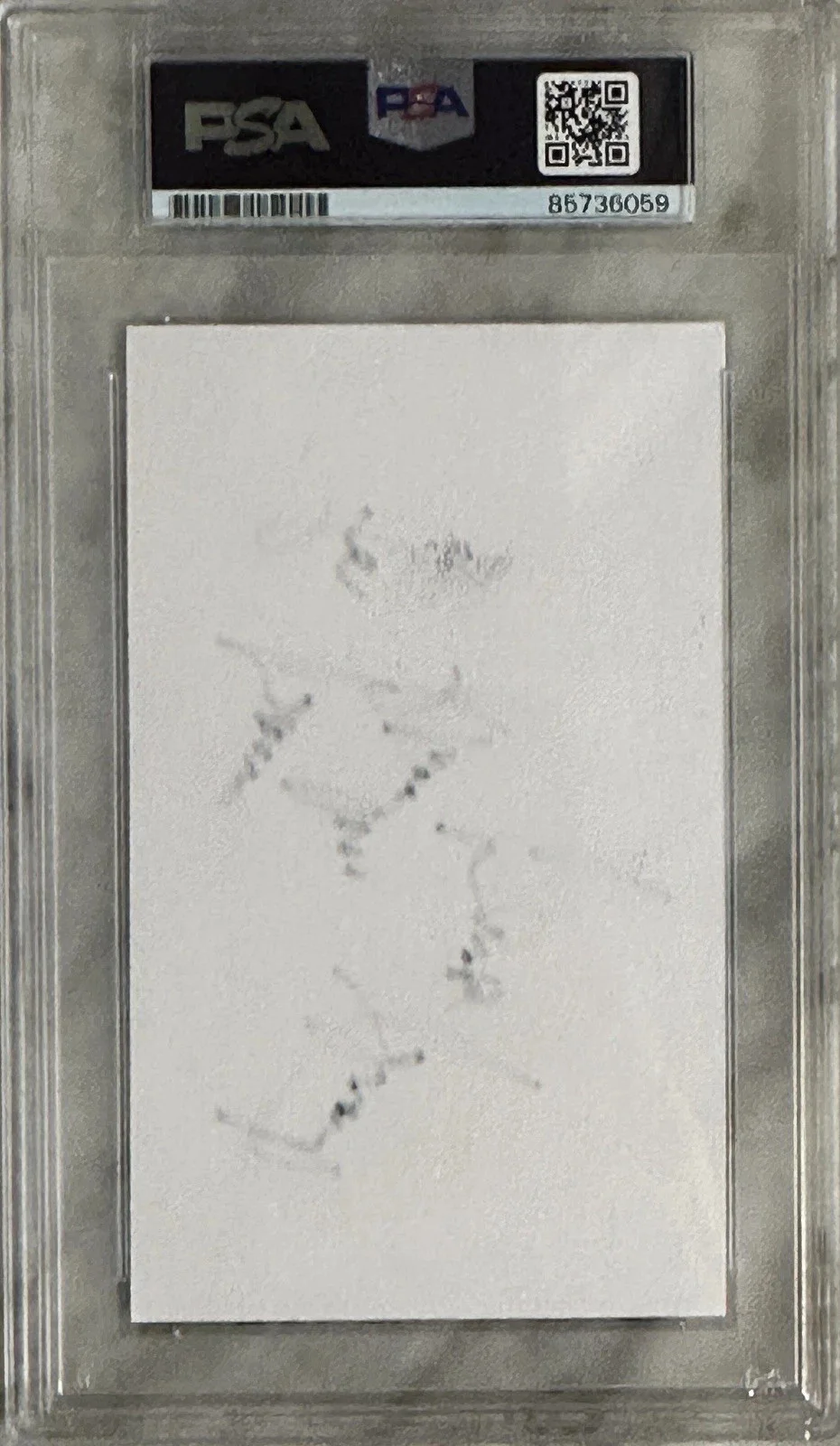 GEORGE STRAIT Signed 3x5 Index Card COUNTRY MUSIC LEGEND PSA/DNA Slab Encaps, image 2