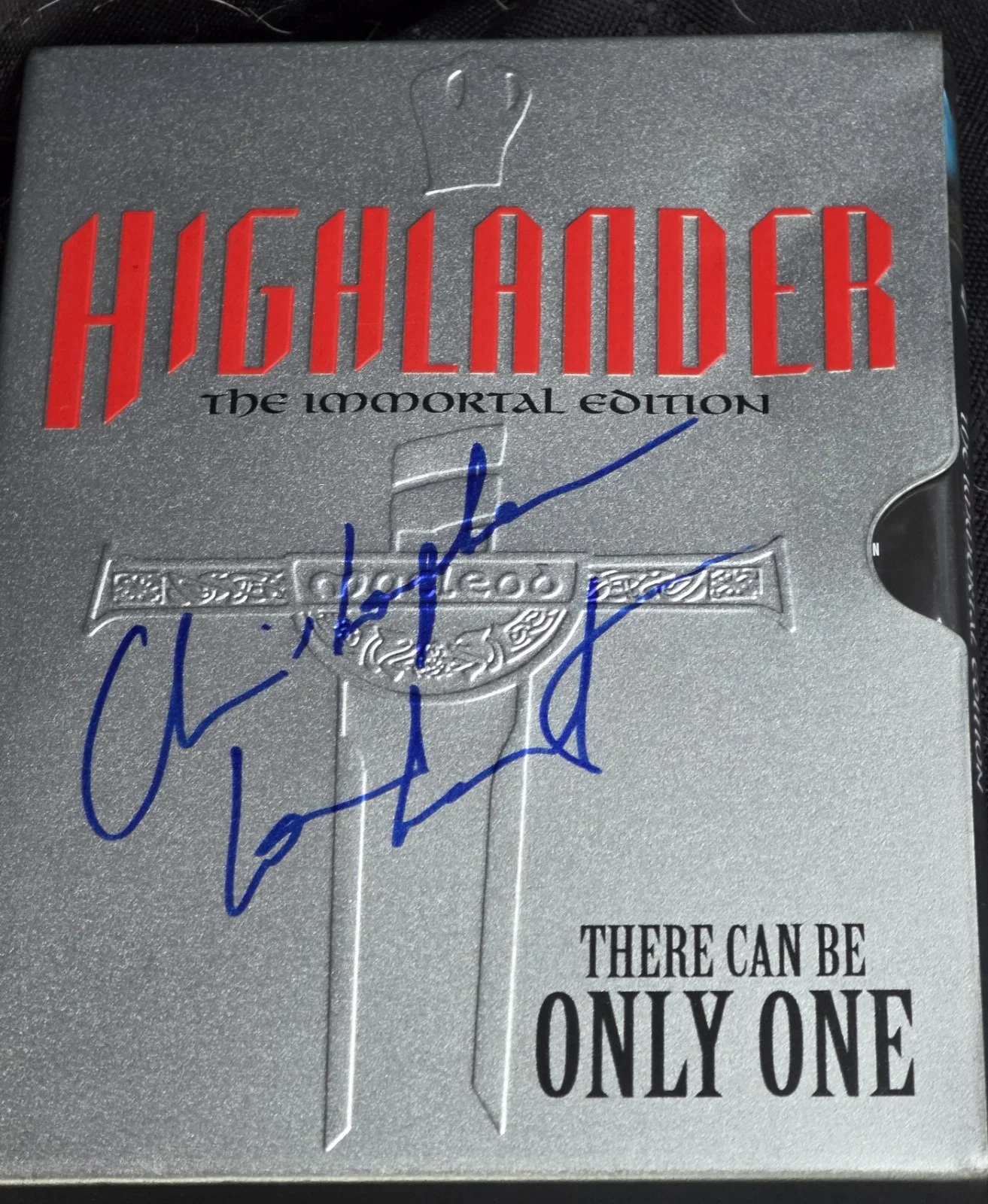 Christopher Lambert Hand Signed Highlander 2-Disc Immortal Ed JSA Certified, image 2