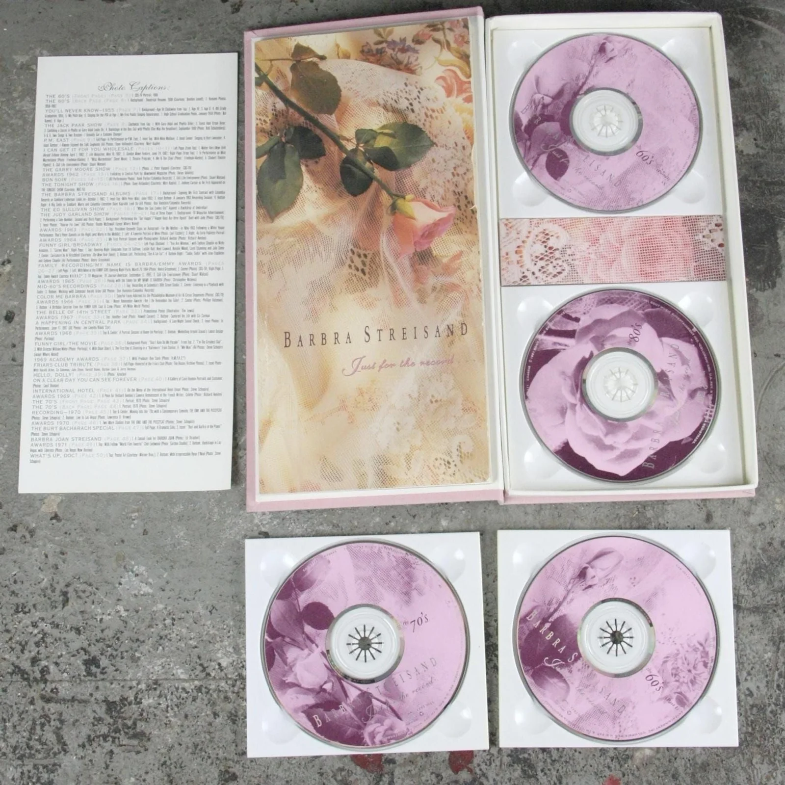Barbara Streisand "Just For the Record" Complete Boxed CD Set with booklet, 1991, изображение 2