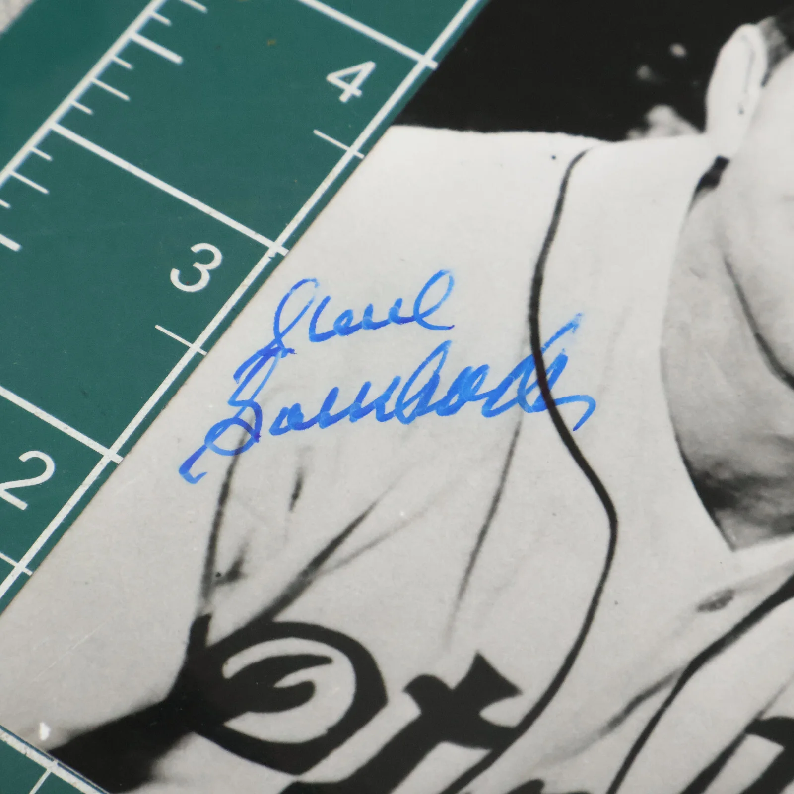 Detroit Tigers Steve Souchock Signed Photograph 3.5x5in Autographed, image 2
