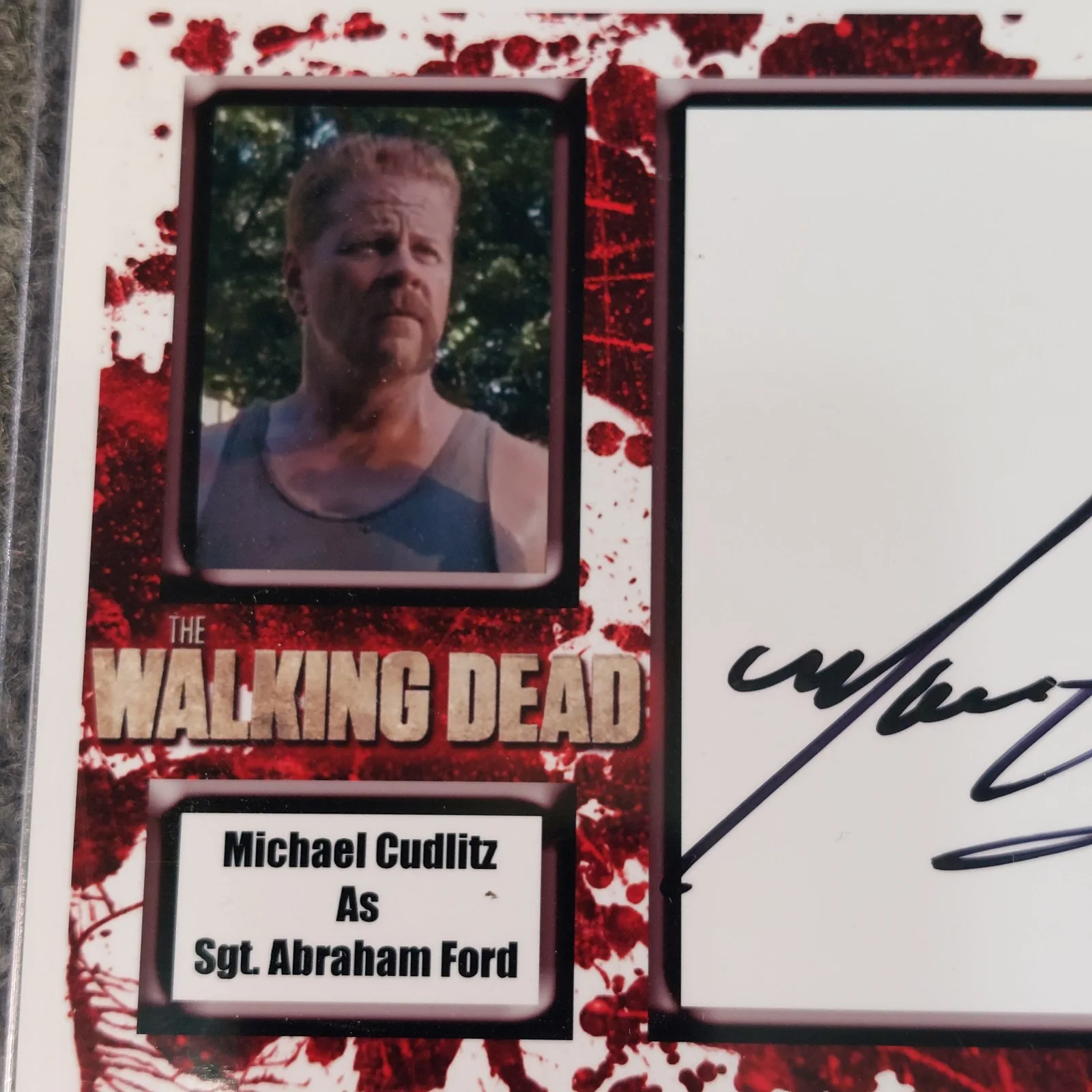 Michael Cudlitz — Michael Cudlitz SIGNED 4x6 Autogrtaphed Photo The Walking Dead Sgt. Abraham Ford, image 2