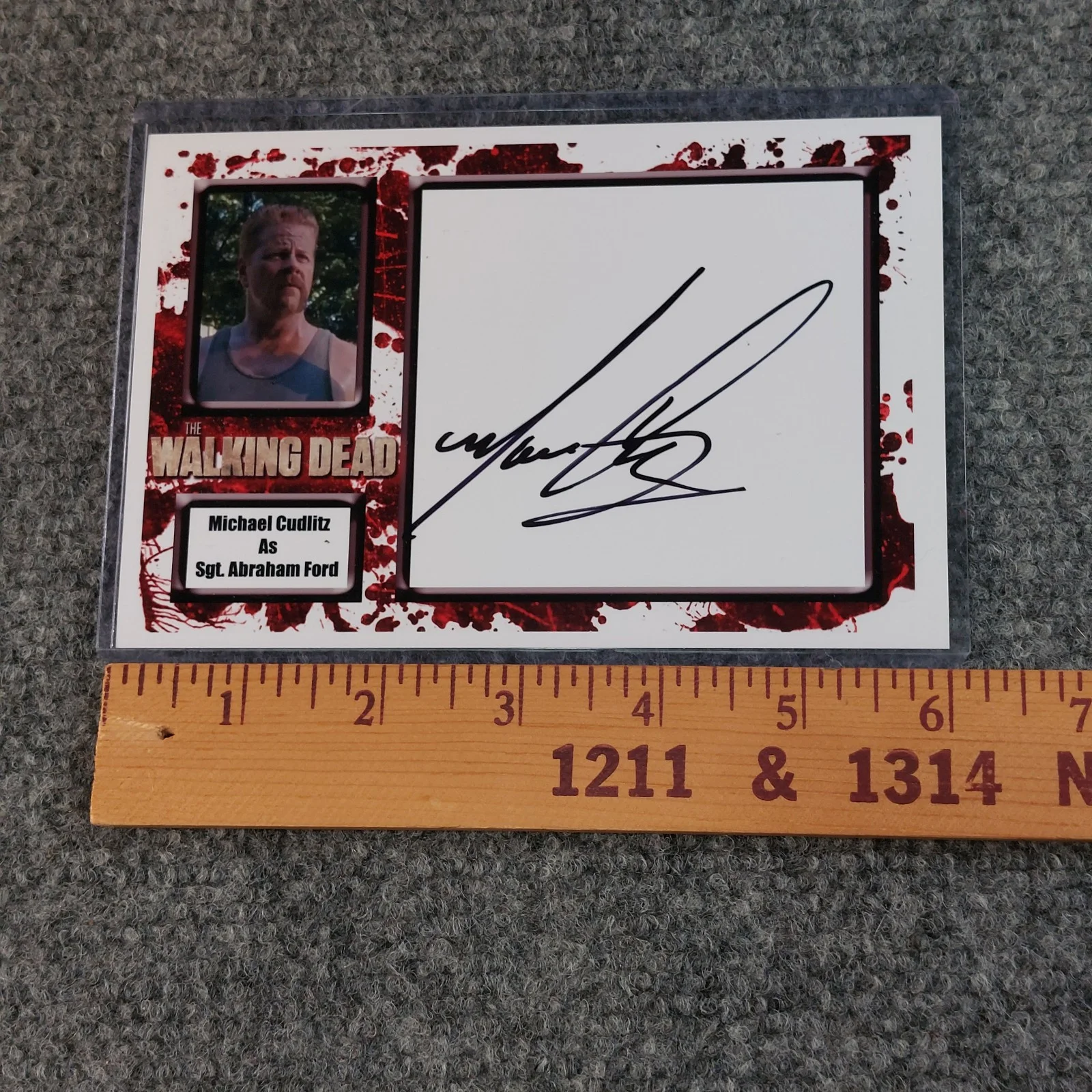 Michael Cudlitz — Michael Cudlitz SIGNED 4x6 Autogrtaphed Photo The Walking Dead Sgt. Abraham Ford, image 3