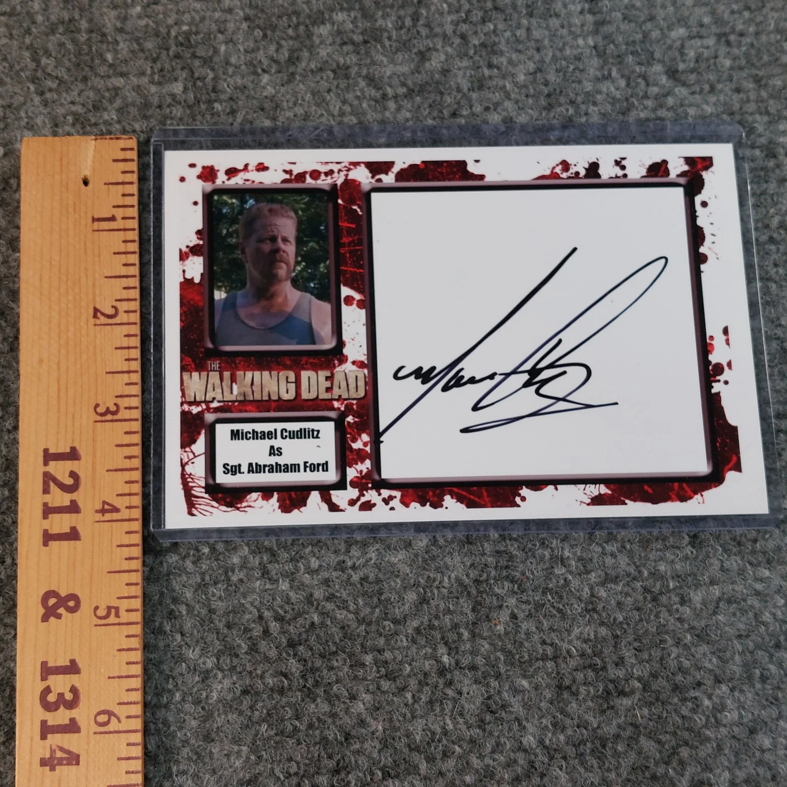 Michael Cudlitz — Michael Cudlitz SIGNED 4x6 Autogrtaphed Photo The Walking Dead Sgt. Abraham Ford, image 4