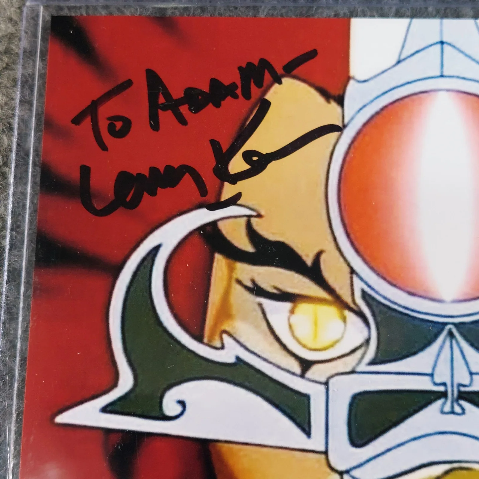 Larry Kenney — Thundercats Signed 4x6 Photo Larry Kenney Autographed Lion-O Voice actor, image 2