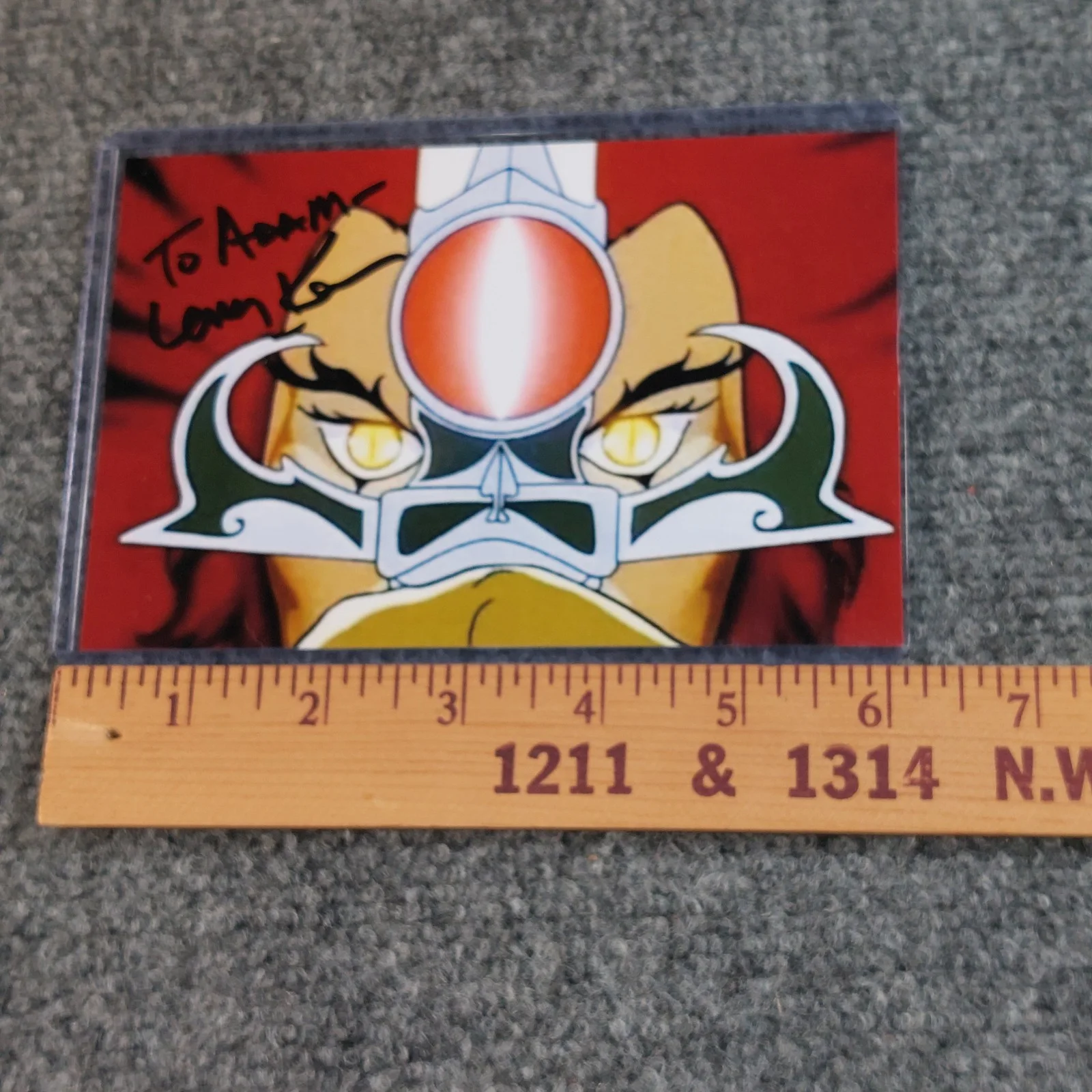Larry Kenney — Thundercats Signed 4x6 Photo Larry Kenney Autographed Lion-O Voice actor, image 3