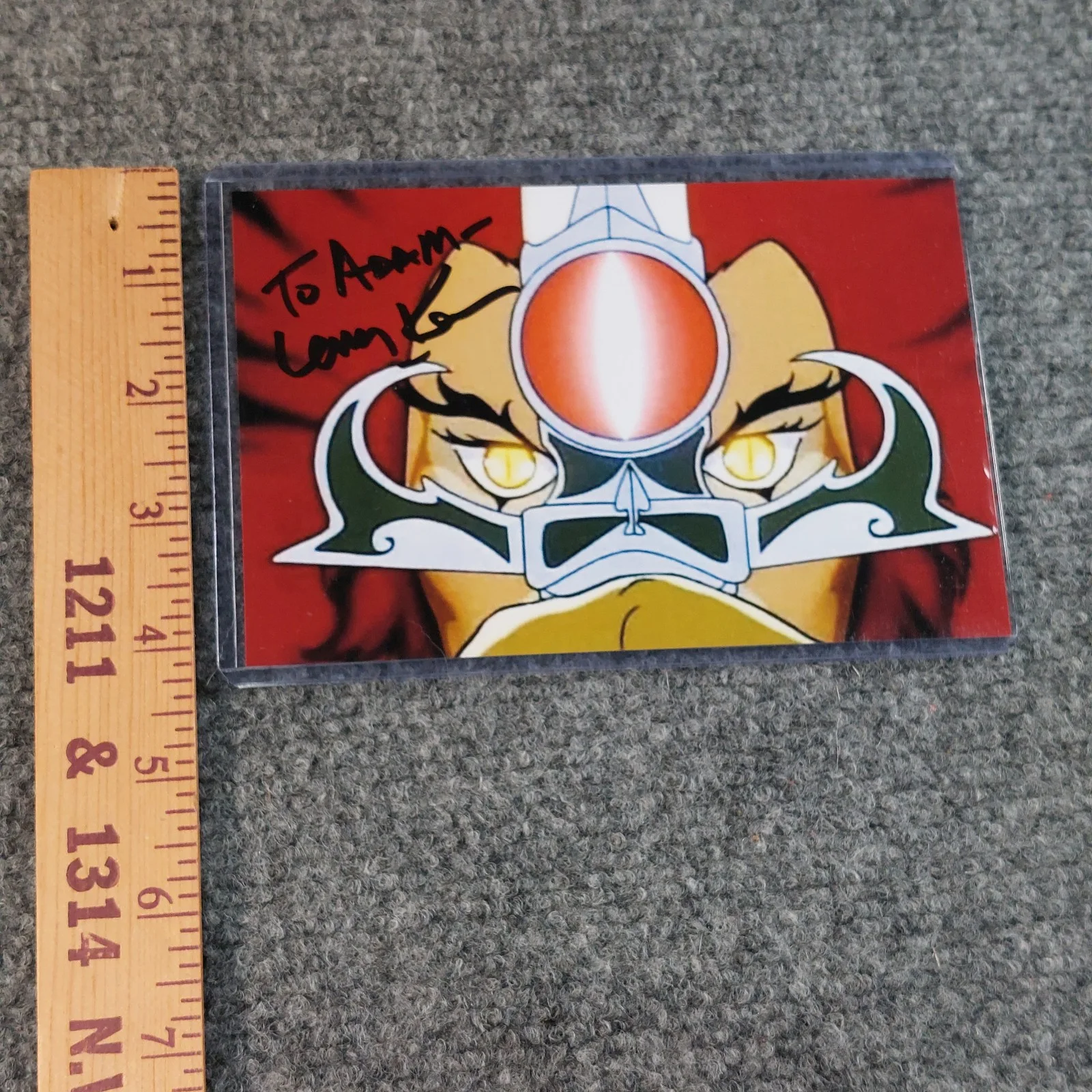 Larry Kenney — Thundercats Signed 4x6 Photo Larry Kenney Autographed Lion-O Voice actor, image 4