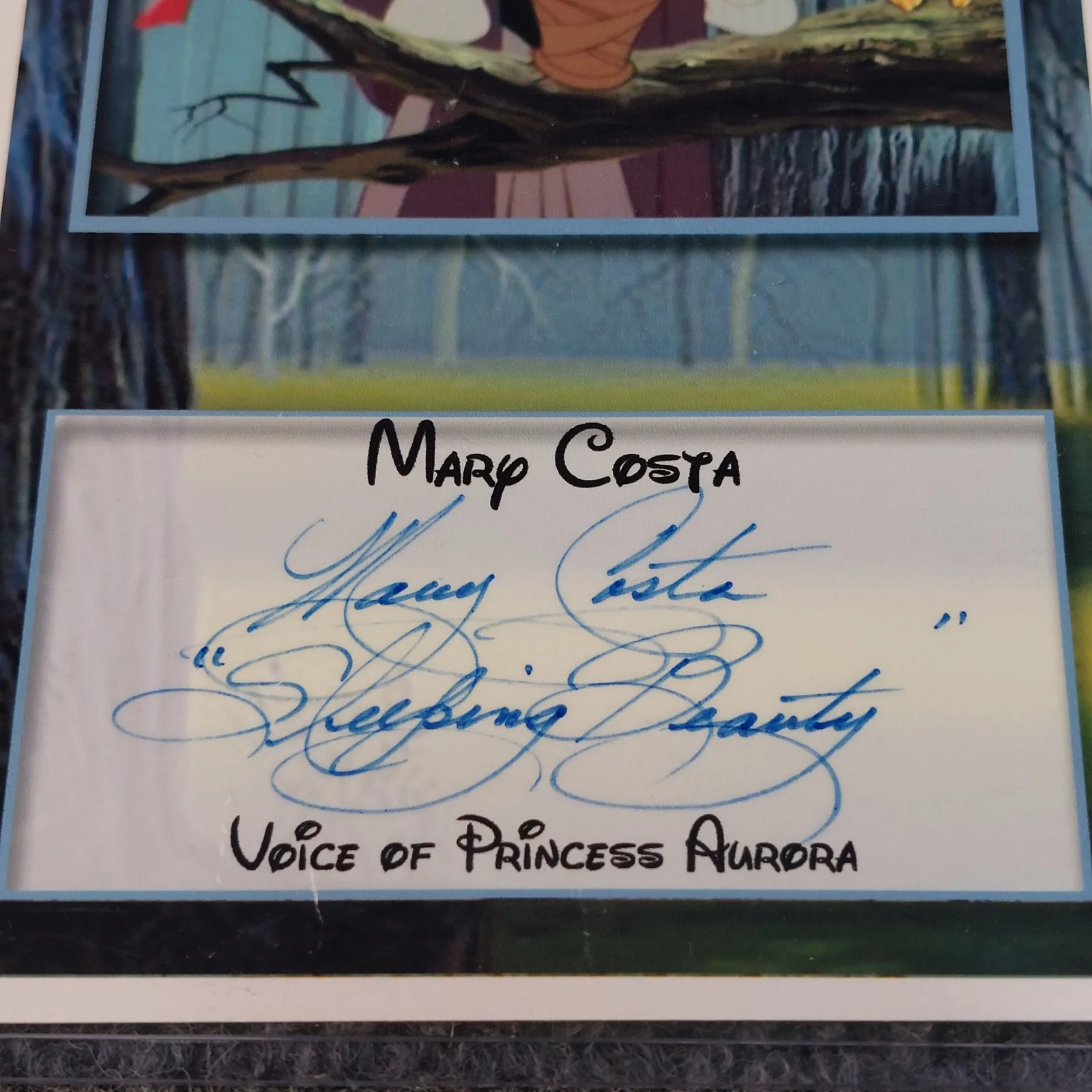 Mary Costa — Disney Sleeping Beauty SIGNED Mary Costa 4x6 Autographed Photo Princess Aurora, image 2