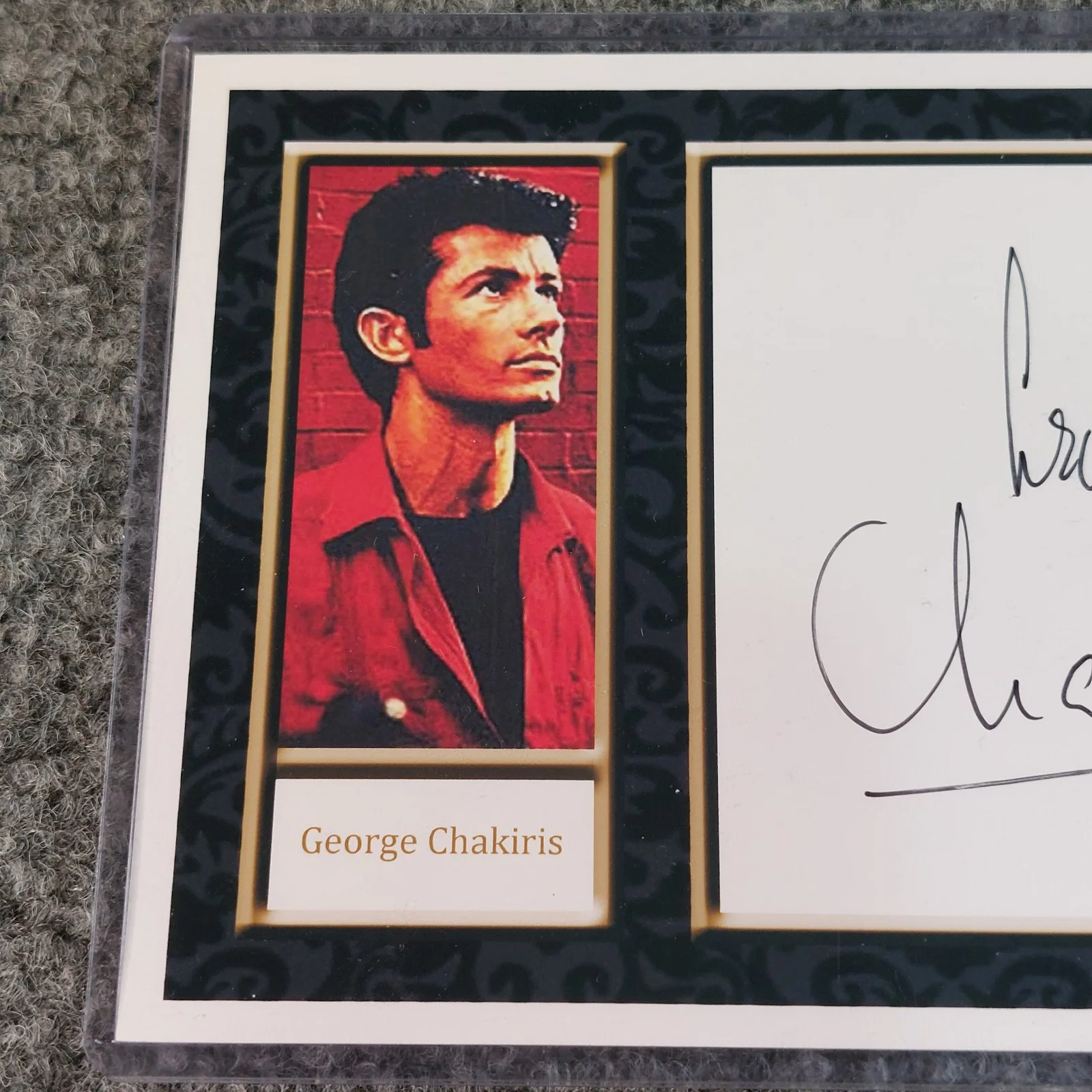 George Chakiris — West Side Story Autograph George Chakiris Signed 4x6 Photo Sharks Bernardo, изображение 2