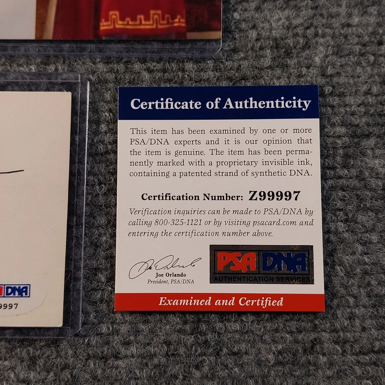 John Lithgow — John Lithgow Signed 3x5 Autograph PSA COA Shrek, 3rd Rock, Harry & Hendersons, image 4