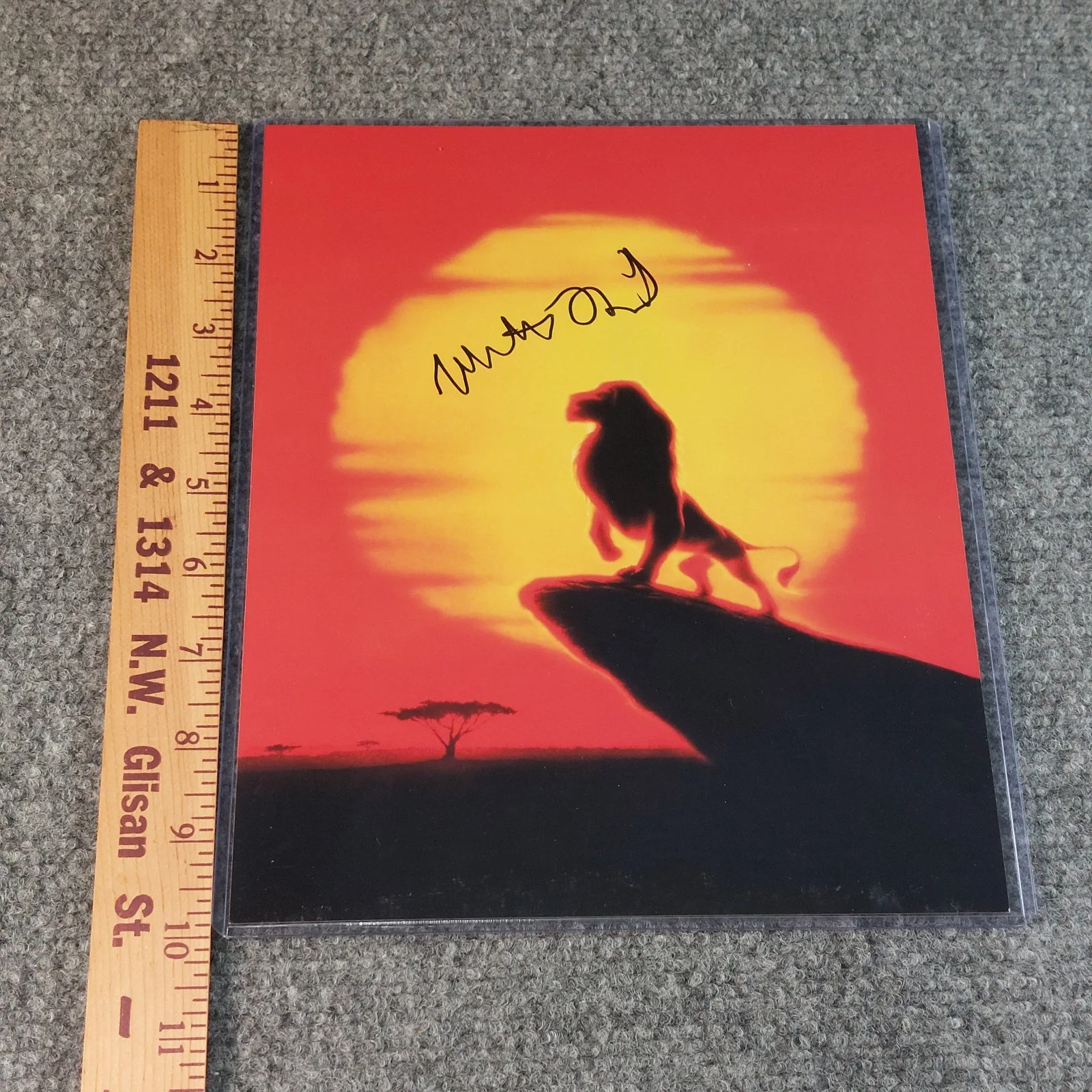 Mathew Broderick — The Lion King SIGNED Mathew Broderick 8x10 Autographed Photo Simba Voice Actor, image 3