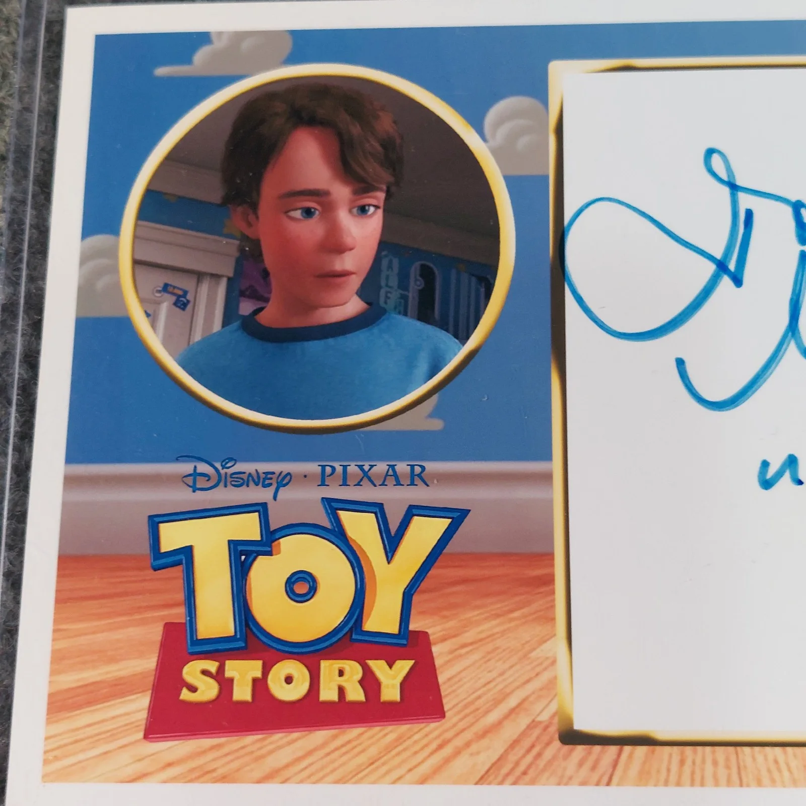John Morris — Disney PIXAR Toy Story John Morris SIGNED 4x6 Autographed Photo Andy Voice Actor, изображение 2