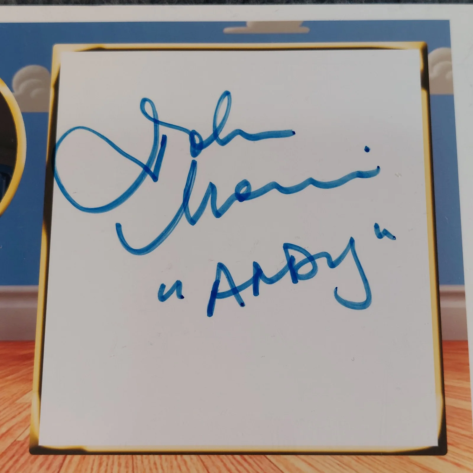 John Morris — Disney PIXAR Toy Story John Morris SIGNED 4x6 Autographed Photo Andy Voice Actor, изображение 3