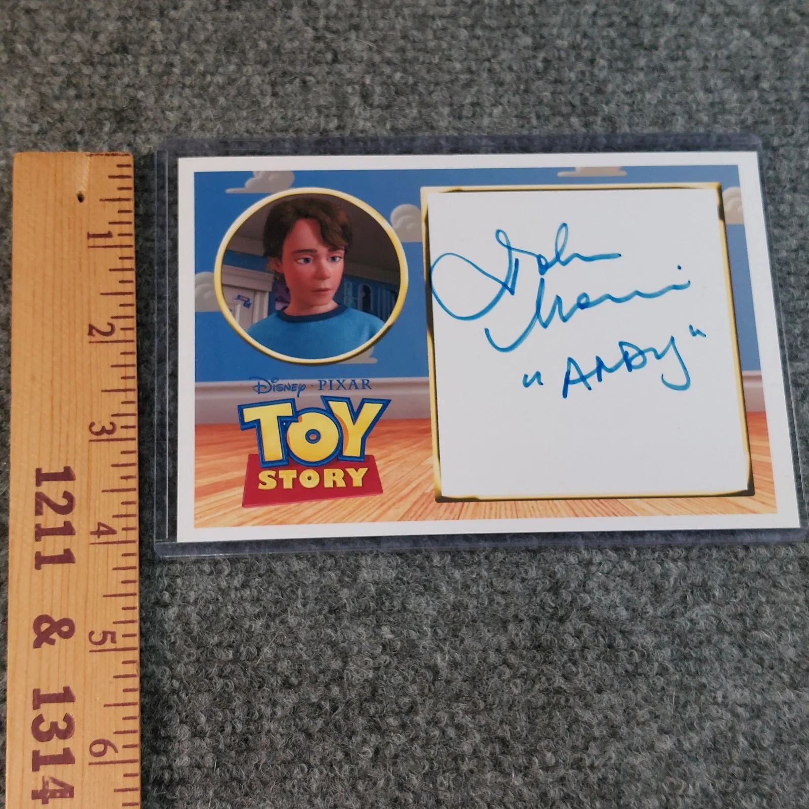 John Morris — Disney PIXAR Toy Story John Morris SIGNED 4x6 Autographed Photo Andy Voice Actor, изображение 5