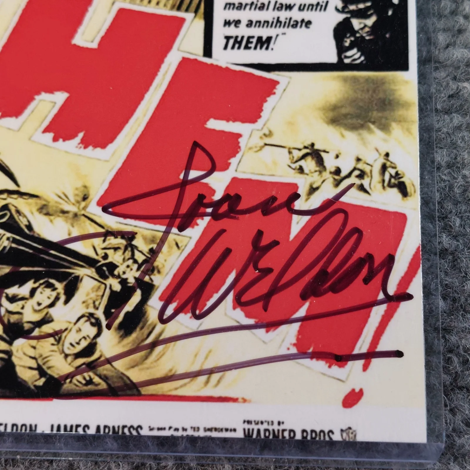 Joan Weldon — Joan Weldon Signed 4x6 Photo Them! Vintage Horror Giant Ant Scary Movie, изображение 2