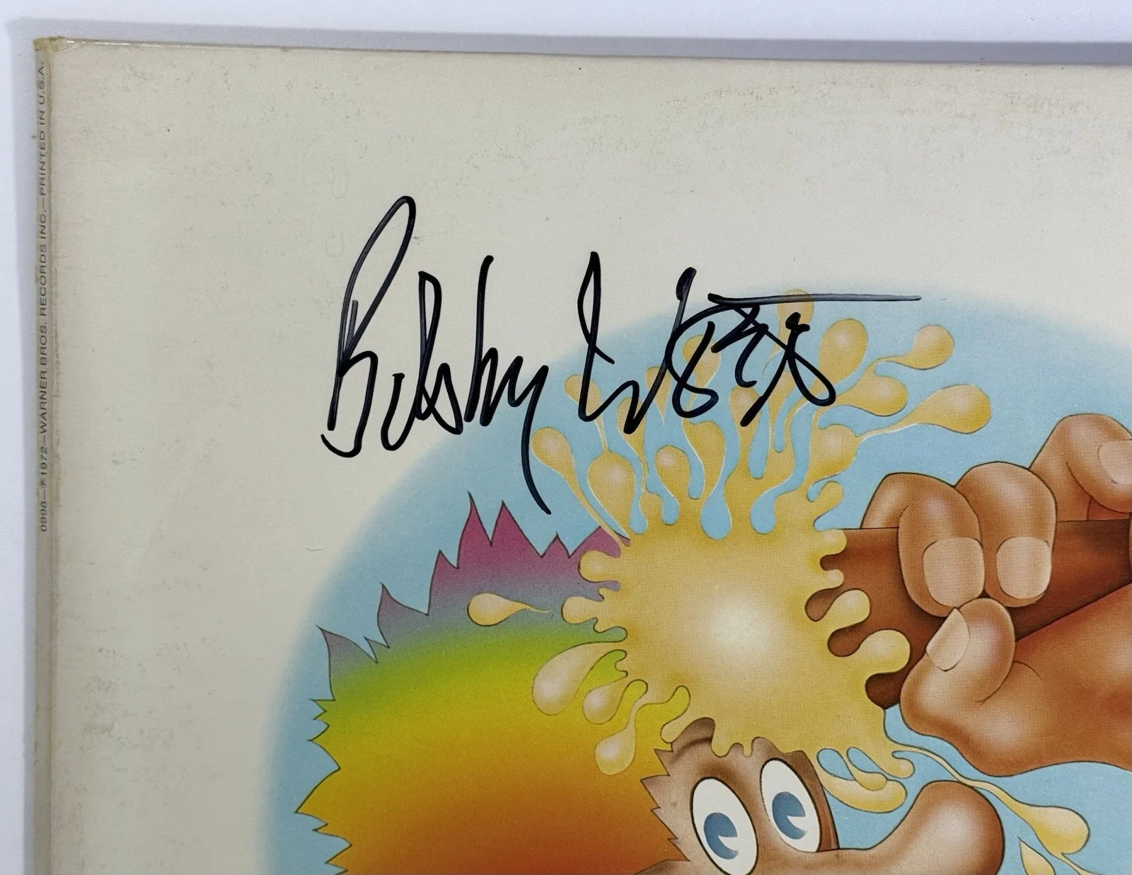 Grateful Dead signed Album Bob Weir Mickey Hart Europe '72 vinyl lp Beckett loa, изображение 2