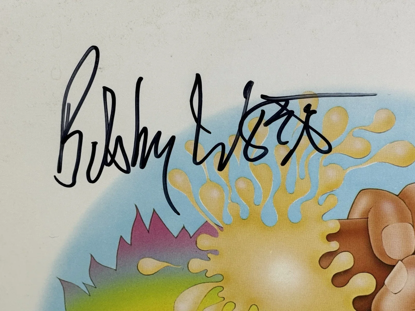 Grateful Dead signed Album Bob Weir Mickey Hart Europe '72 vinyl lp Beckett loa, изображение 4