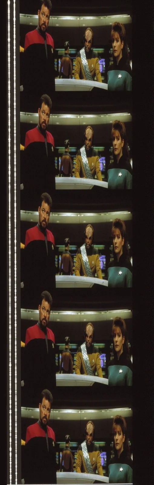 Star Trek Generations 35mm Film Cell strip very Rare var_b, изображение 3