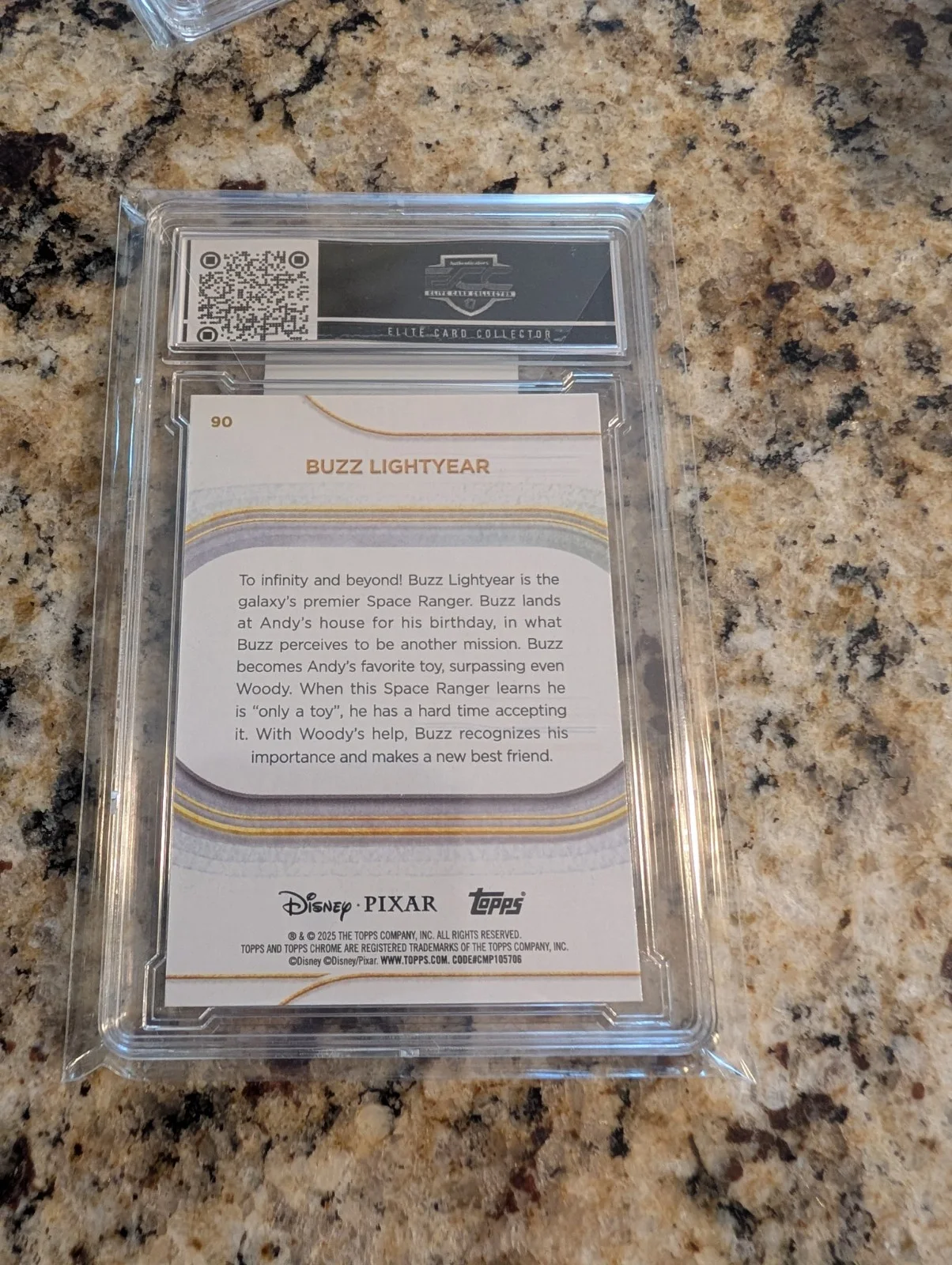 Tim Allen signed autographed Buzz Lightyear Disney Card ECC Authentic Auto, image 2