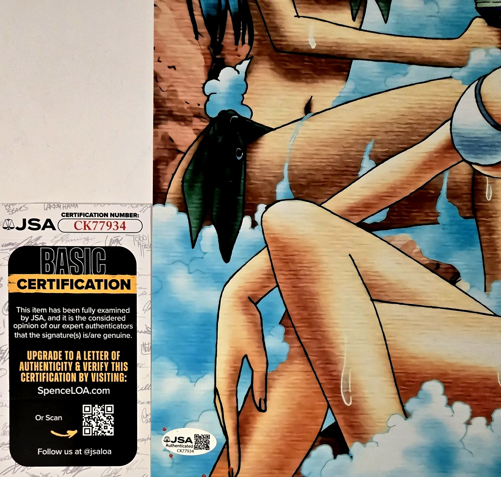 Stephanie Young, Luci Christian — Nico Robin Nami Signed Photo One Piece Stephanie Young Luci Christian Auto JSA, изображение 2
