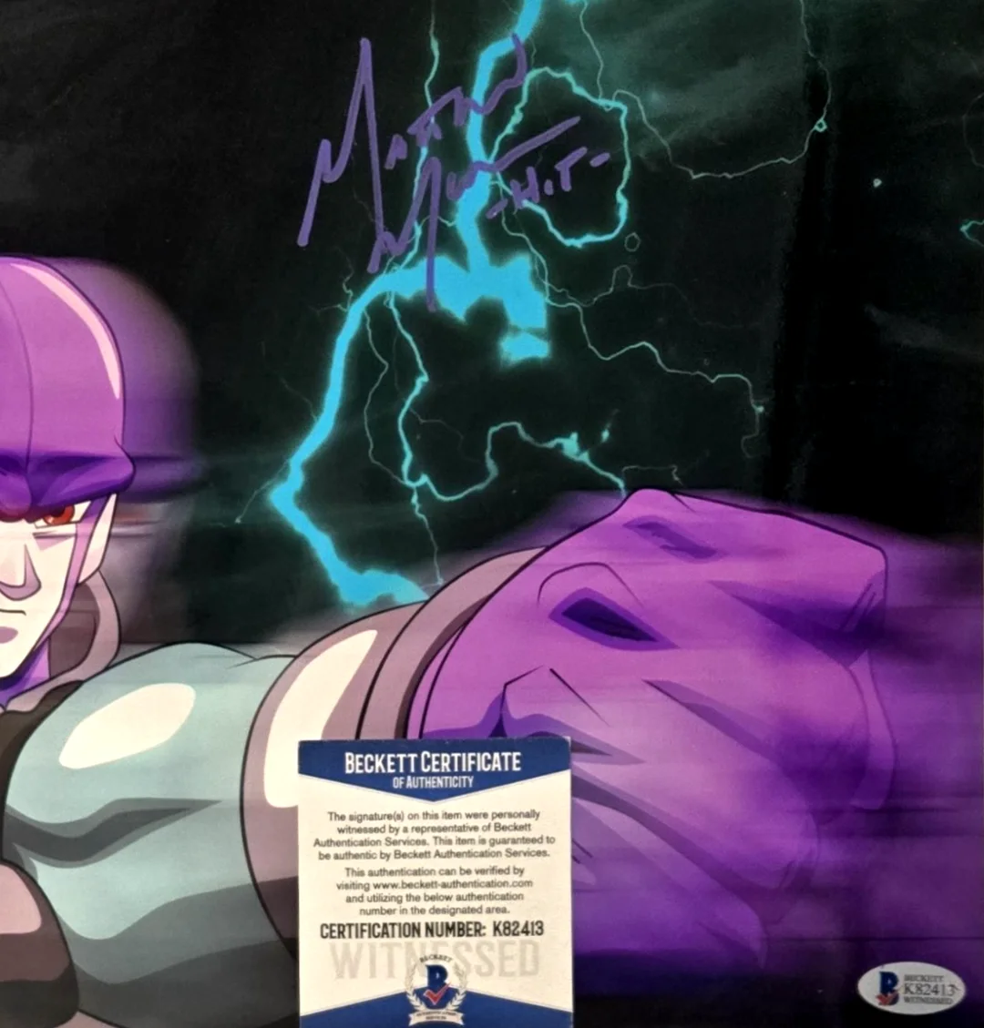 Matthew Mercer — Matthew Mercer Signed Photo Hit Dragon Ball Z DBZ Autograph Anime Beckett COA 13, изображение 2