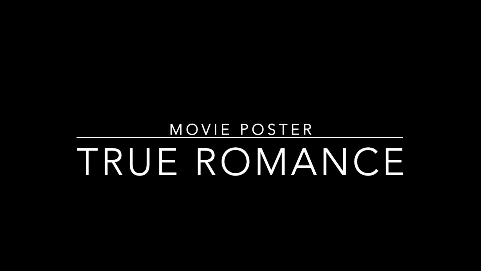 True Romance Poster | True Romance Print | Hand Drawn Artwork, image 2