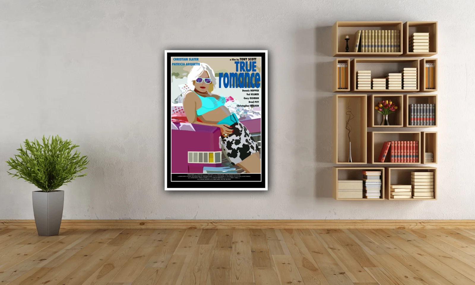 True Romance Poster | True Romance Print | Hand Drawn Artwork, image 4