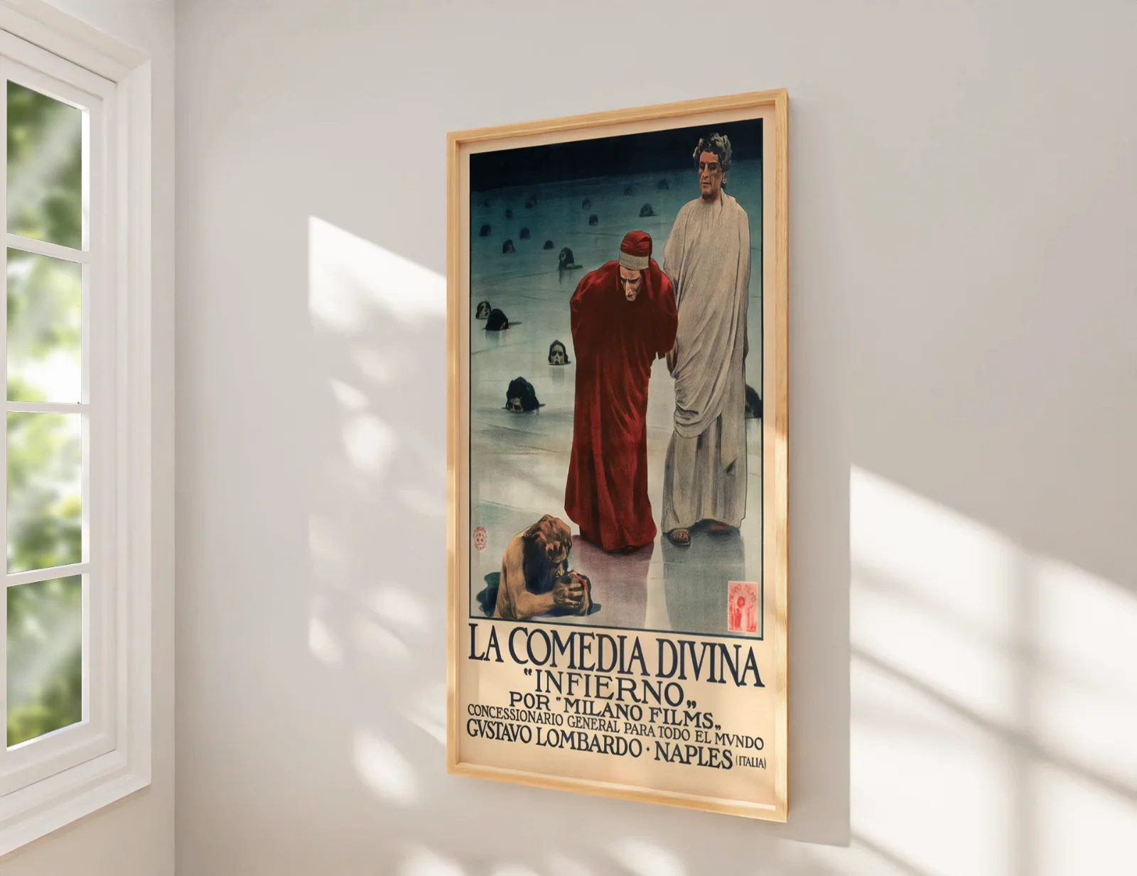 L'inferno - 1911 Silent Horror / Fantasy Restored Foglio 27.5" x 40" Poster, изображение 2