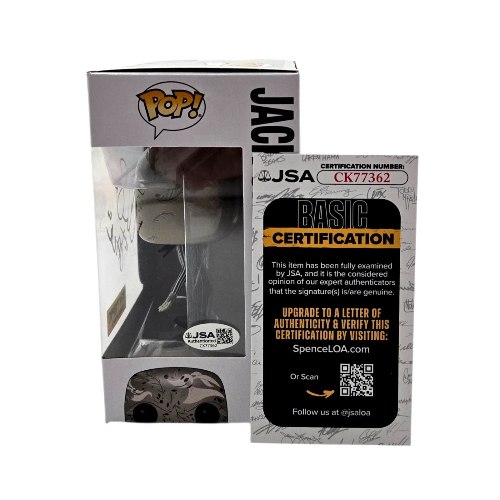 Chris Sarandon — Chris Sarandon Signed Funko Pop Jack NBC Christmas HT Disney 15 JSA COA 62, изображение 2